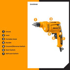 INGCO ROTARY DRILL 6.5MM 450W ED4508