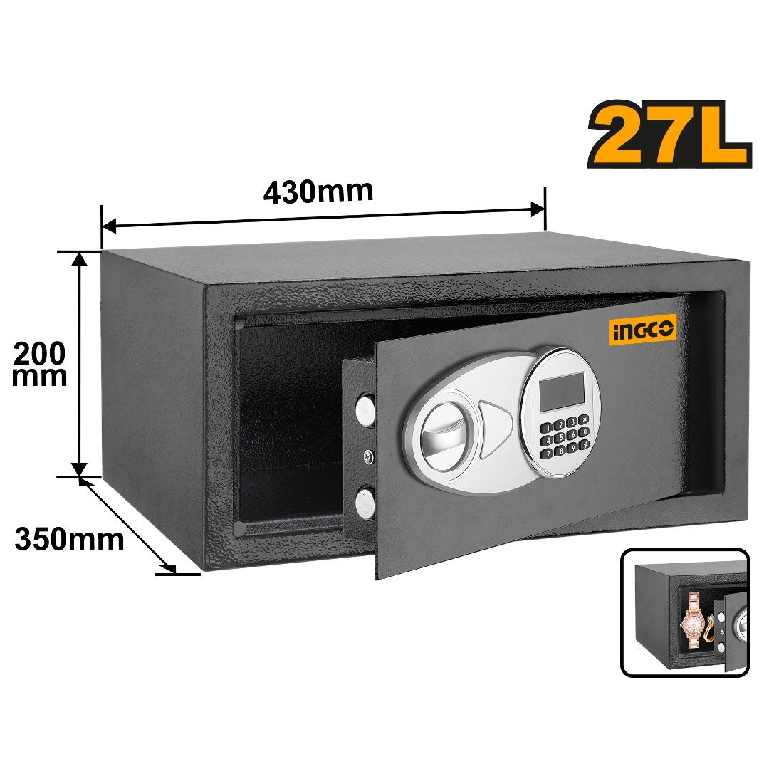 INGCO ELECTRONIC SAFE 27L 200HX430WX350D ESF3502 Secondary image