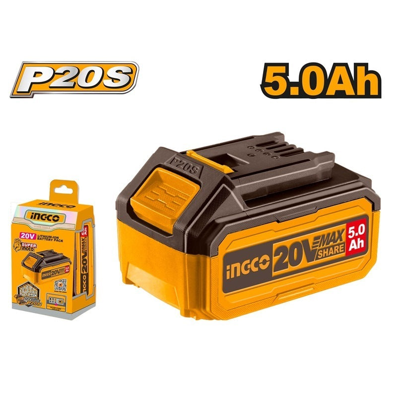 INGCO 20V 2X5.0AH BATTERY + 4A CHARGER SET FBCPK2513