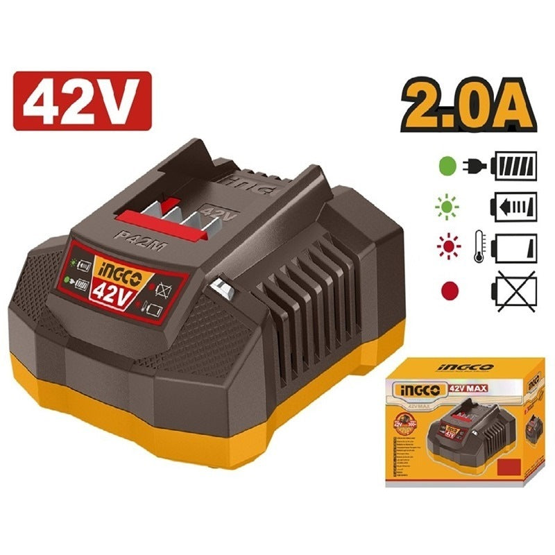 INGCO 42V 2X2.5AH+CHARGER BATTERY KIT FBCPM25221 Secondary image