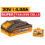 INGCO 20V 4.0AH SUPER TABLESS CELLS LI-ION BATTERY FBLI2123