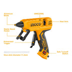 INGCO ELECTRIC GLUE GUN 30W WITH 8PCS 150MM GLUE STICK GG308