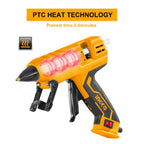INGCO ELECTRIC GLUE GUN 30W WITH 8PCS 150MM GLUE STICK GG308