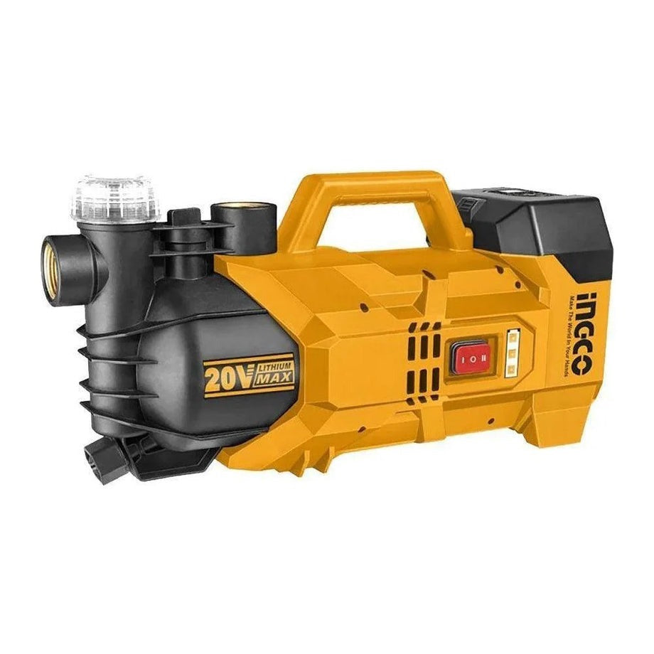 INGCO 20V LI-ION WATER PUMP MAX HEAD 22M MAX FLOW 47L/MIN GWPLI201801 (BARE UNIT)