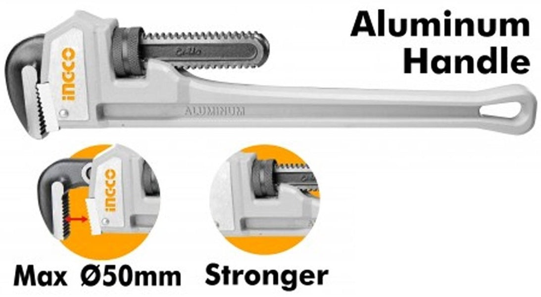 INGCO INDUSTRIAL ALUMINUM PIPE WRENCH