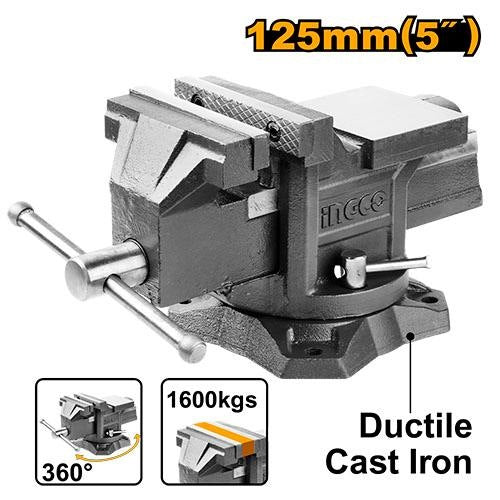 INGCO HD BENCH VISE WITH SWIVEL BASE