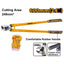 INGCO HEAVY DUTY CABLE CUTTER 24" 600MM CUTTING AREA 240M2 HCCB0124