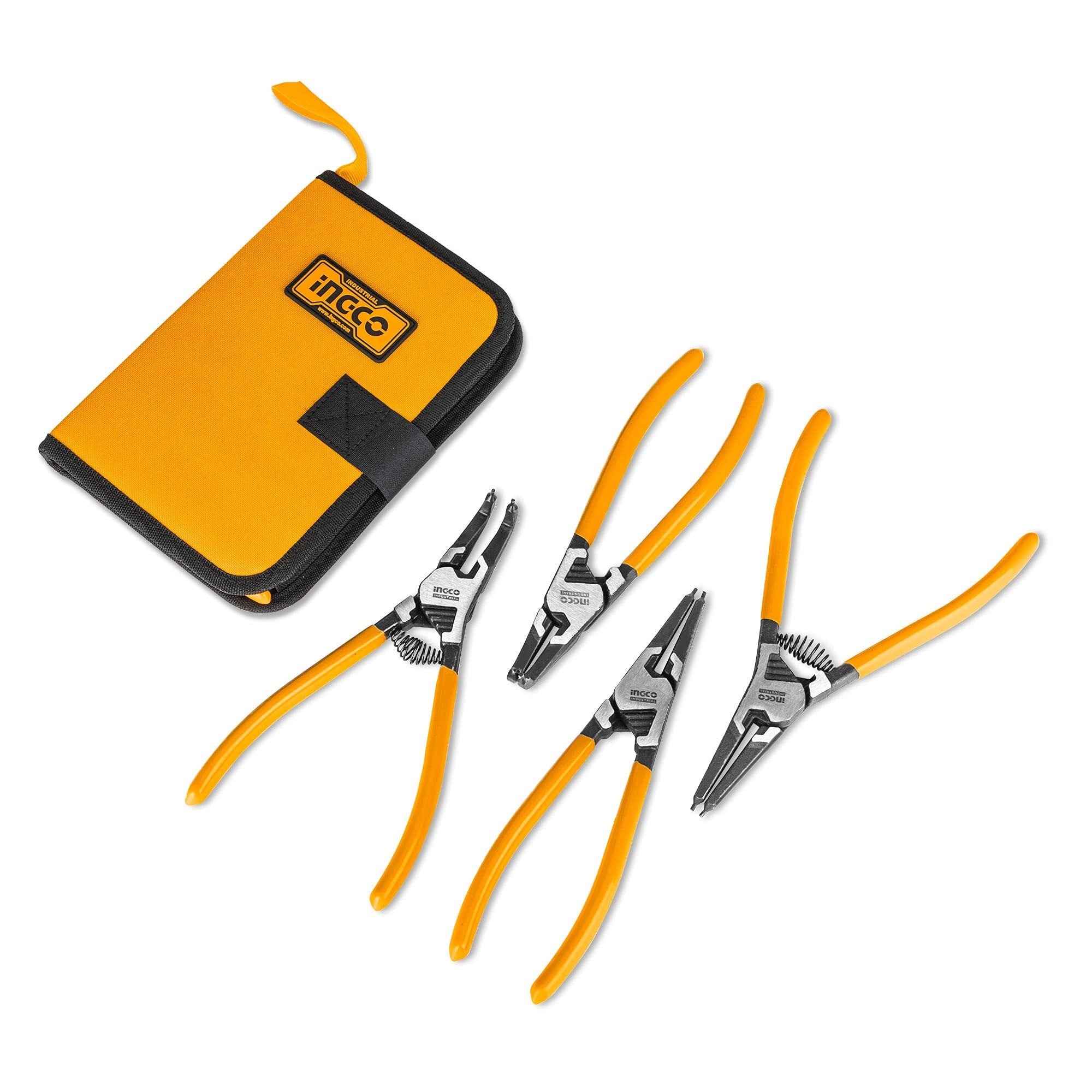 INGCO 4PCS CIRCLIP PLIER SET 5" 125MM HCCPS26125 Secondary image