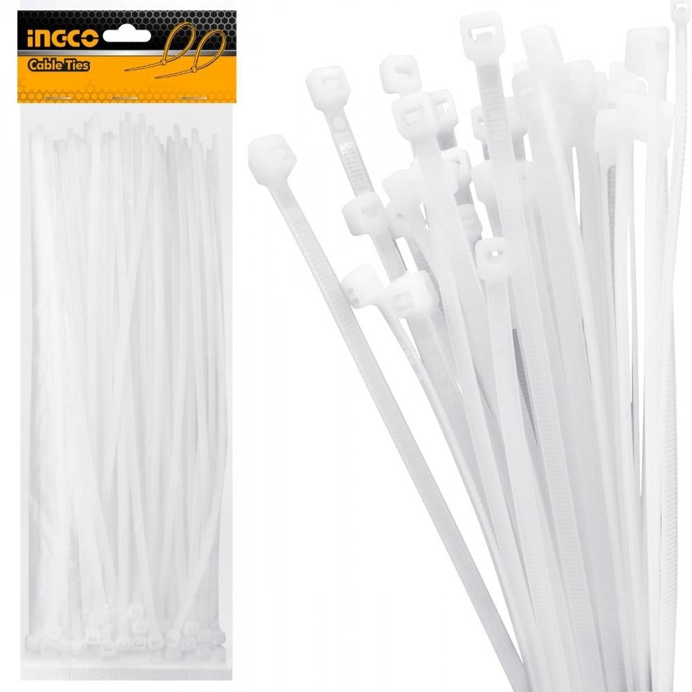 INGCO NYLON CABLE TIE WHITE 100/PKT Main image
