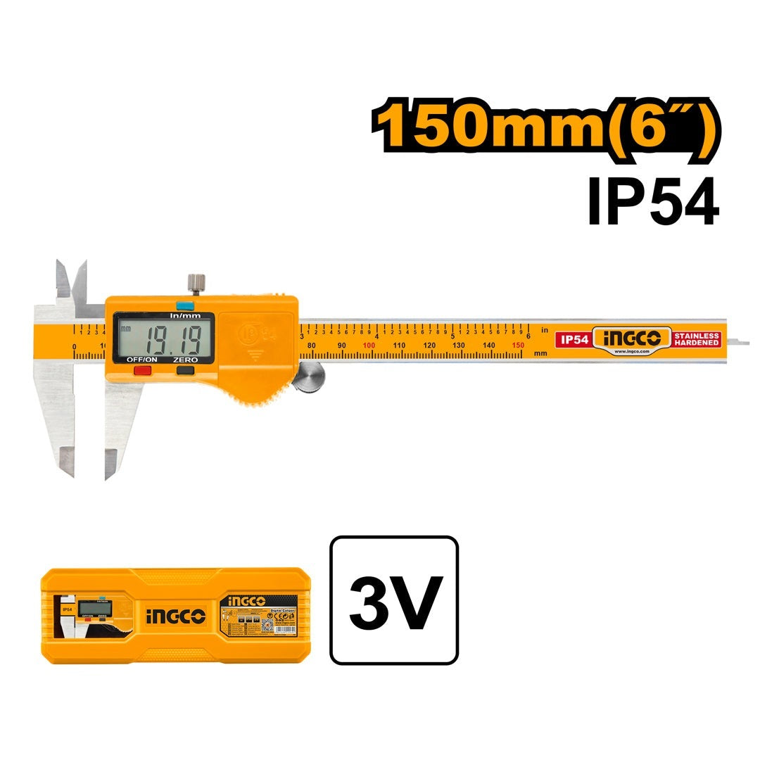 INGCO IP54 DIGITAL CALIPER 0-150MM 0.01MM HDCD28150 Main image