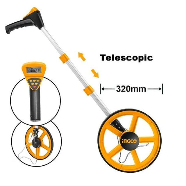 INGCO DIGITAL DISPLAY MEASURING WHEEL 320MM, HDMW23 Secondary image