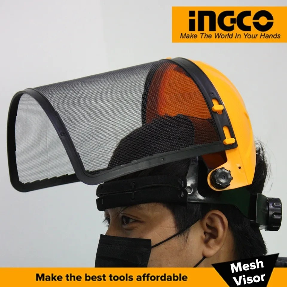 INGCO ULTRA CLEAR MESH VISOR ADJUSTABLE HEAD GEAR 390X200MM HFSPC21 Secondary image