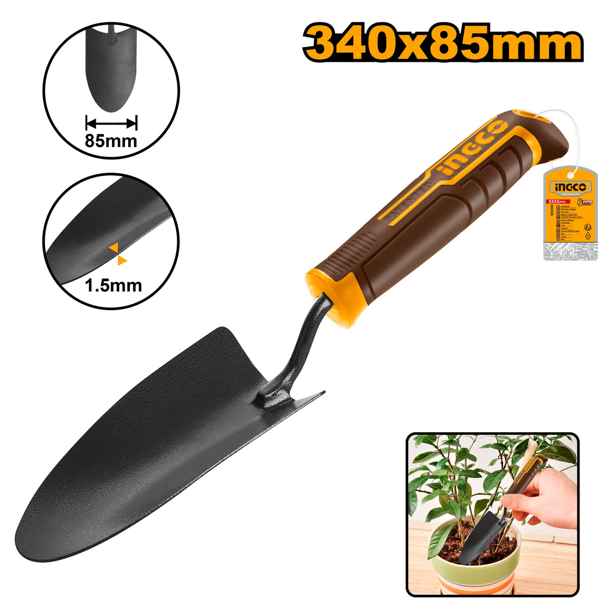 INGCO GARDEN TROWEL HFTT858 Main image