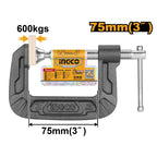 INGCO MALLEABLE CAST IRON G-CLAMP