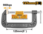 INGCO MALLEABLE CAST IRON G-CLAMP