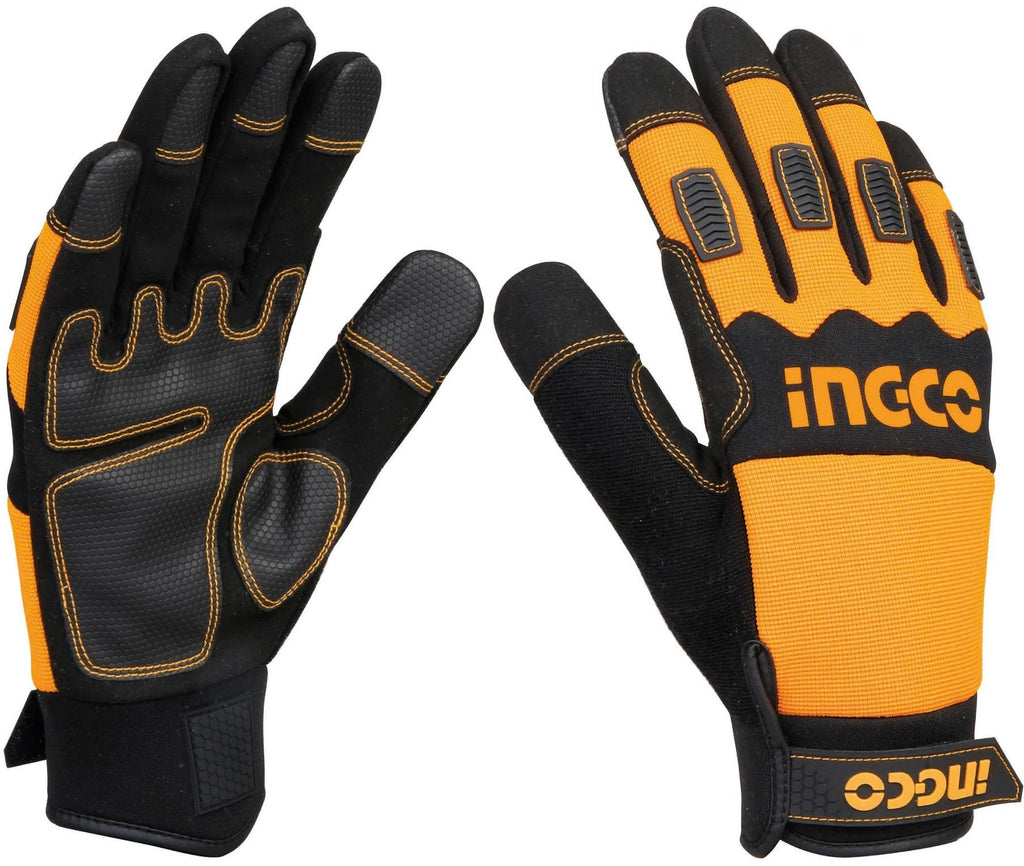INGCO ABRASION RESISTANT MECHANIC GLOVE HGMG02 [EN388]