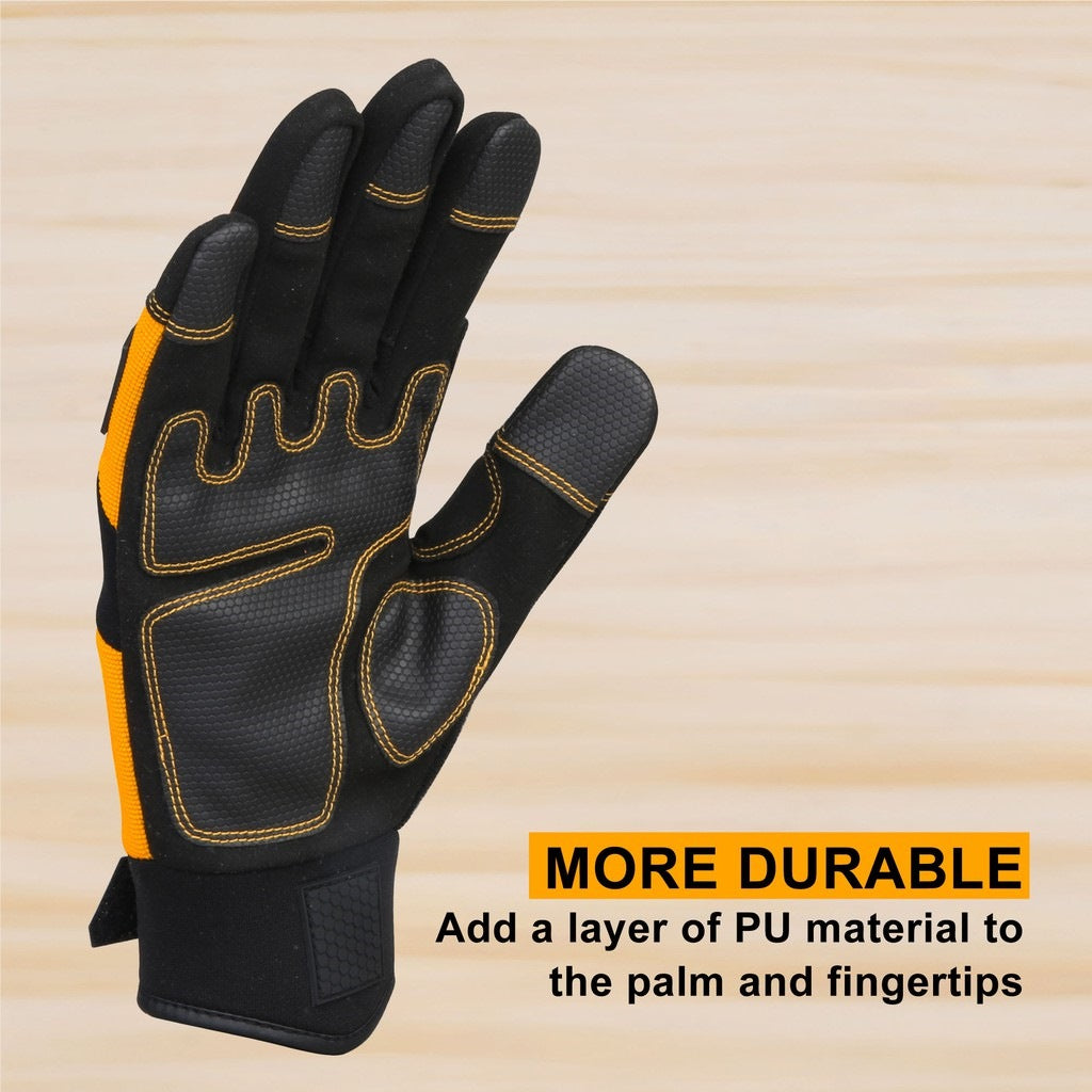INGCO ABRASION RESISTANT MECHANIC GLOVE HGMG02 [EN388]