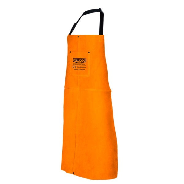 INGCO LEATHER WELDING APRON FLAME RETARDANT 900X600MM HGVA03 Secondary image