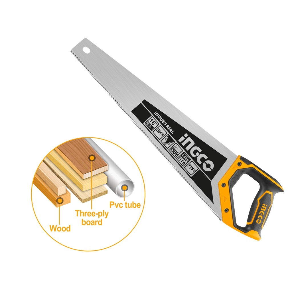 INGCO HANDSAW HEAT TREATMENT TEETH 7TPI