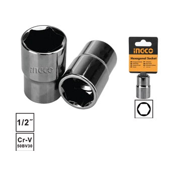 INGCO CR.V 1/2" DR. 6PT SOCKET Main image