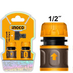 INGCO 3PCS WATER HOSE QUICK CONNECTOR SET HHCS03122