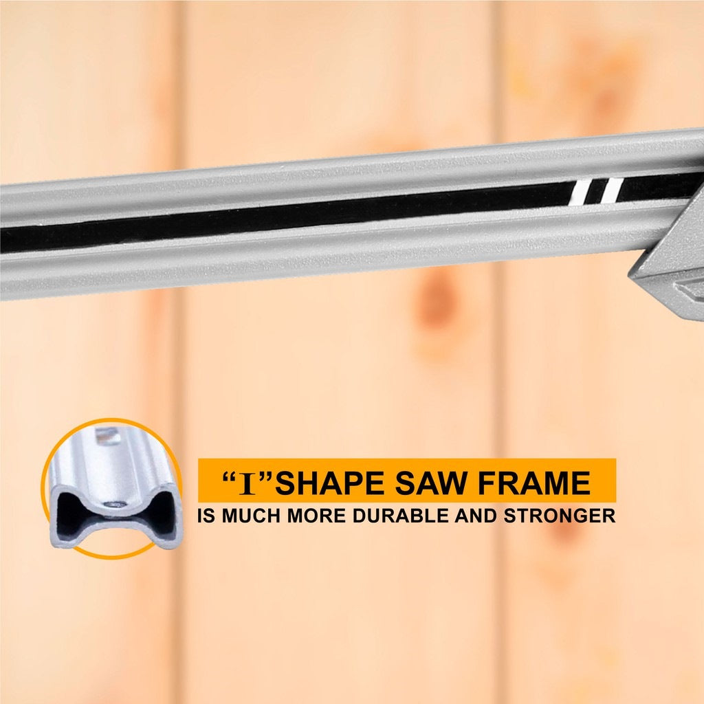 INGCO HEAVY DUTY ADJUSTABLE TENSION HACKSAW FRAME 12" 300MM HHF3088