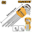 INGCO 9 PCS EXTRA LONG TORX KEY SET T10-T50MM HHK13092