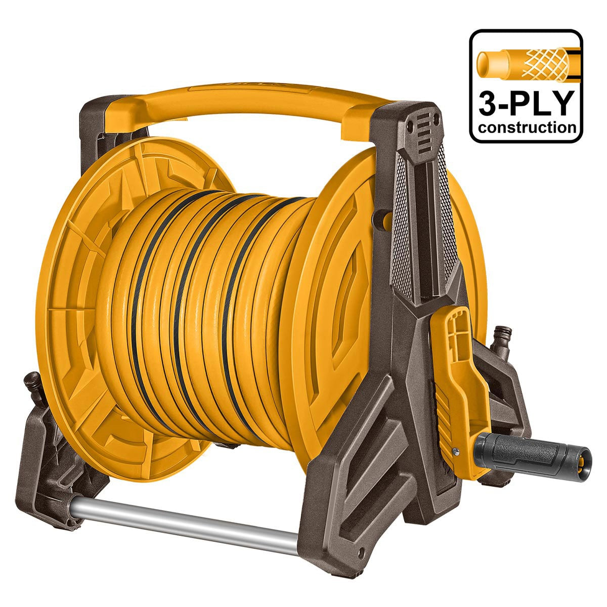 INGCO HOSE REEL WITH 20M HOSE & NOZZLE SET HHR20124 Secondary image