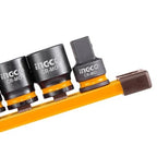 INGCO 10PCS 3/8" DR. CR-MO STANDARD IMPACT SOCKET SET 8-19MM HKISSD38104