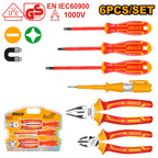 INGCO VDE 6PCS INSULATED HAND TOOL SET HKIST3061