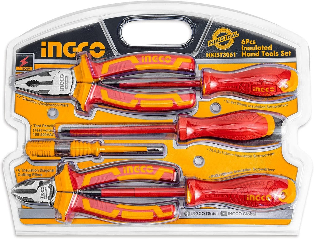 INGCO VDE 6PCS INSULATED HAND TOOL SET HKIST3061