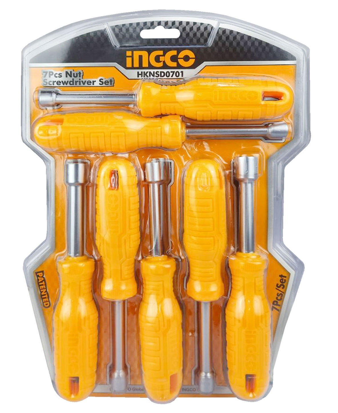 INGCO 7PCS NUT SCREWDRIVER SET 6-12MM,185MM HKNSD0701 Secondary image