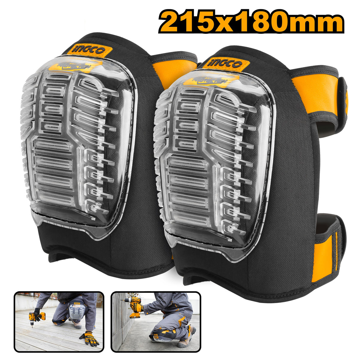INGCO SAFETY KNEEPADS 215X180MM HKPT0101 Main image