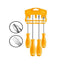 INGCO 4PCS NEW DESIGN HANDLE SCREWDRIVER (-) & (+) 100 &150MM HKSD0458