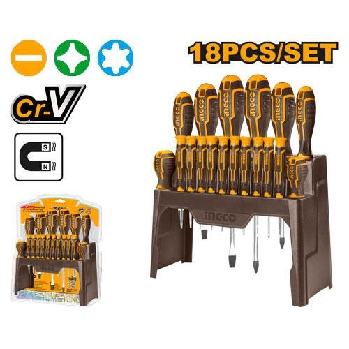 INGCO 18PCS SCREWDRIVER + PRECISION SCREWDRIVER SET HKSD1828 Main image