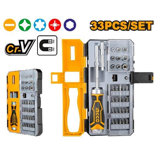 INGCO 33 PCS PRECISION SCREWDRIVER SET HKSDB0338 Main image