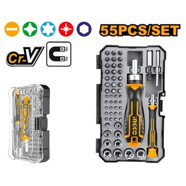 INGCO 55PCS SCREWDRIVER BIT SET HKSDB0558 Main image