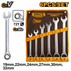 INGCO 6PCS RATCHET SPANNER SET HKSPAR1061