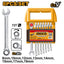 INGCO 8PCS RATCHET COMBI SPANNER SET 8,10,12,13,14,15,17,19 HKSPAR2082