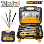 INGCO 86PCS DRILL BIT & HAND TOOL SET HKTAC010861
