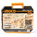 INGCO 100PCS SOCKET, SPANNER & HAND TOOL SET HKTHP21001