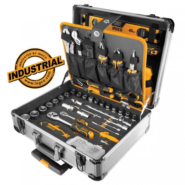INGCO 147PCS HAND TOOL SET IN ALUMNIUM CASE HKTHP21471 Secondary image