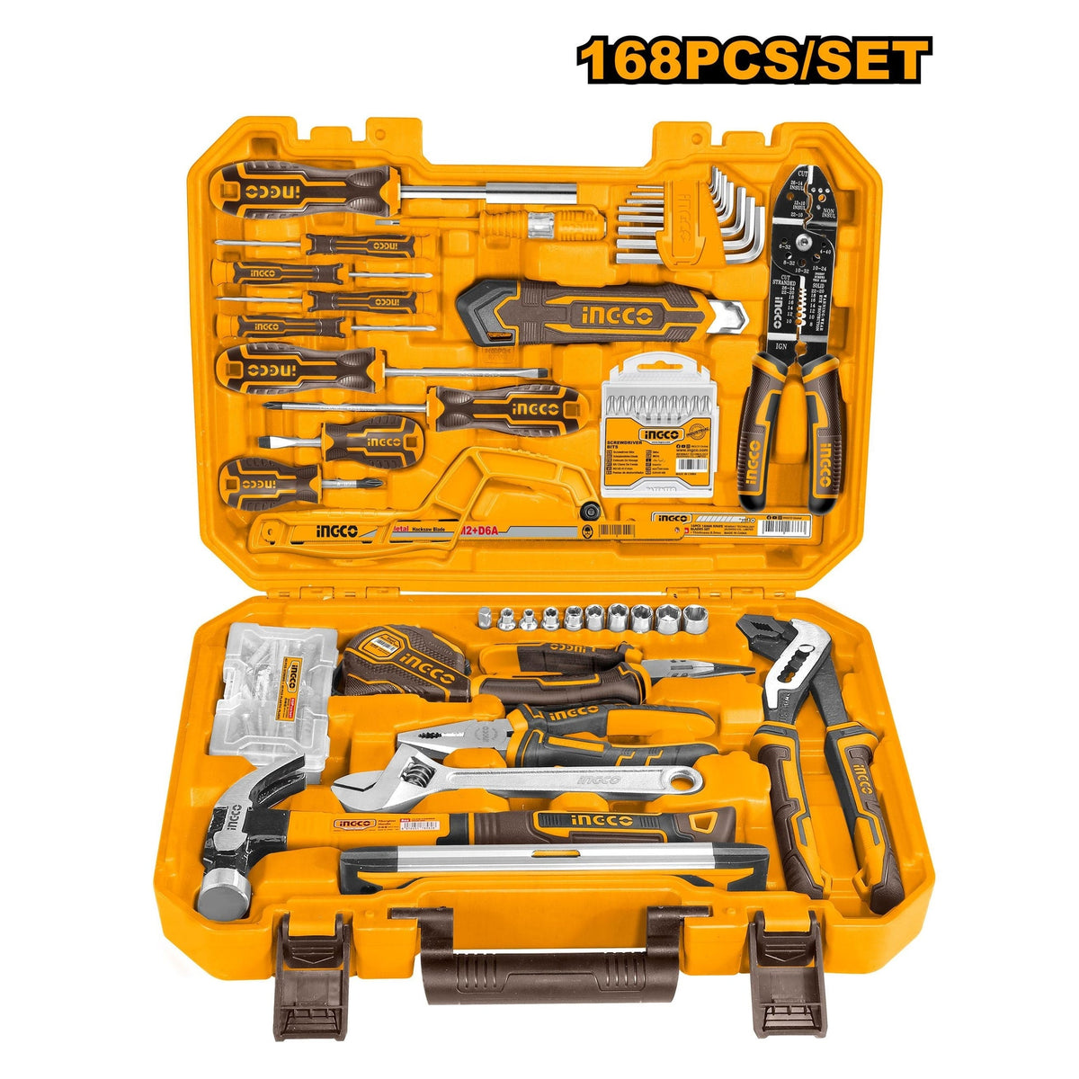 INGCO 168PCS HAND TOOL SET IN CASE HKTHP21681 Main image