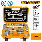 INGCO 25PCS 1/2DR SOCKET SET HKTS12251