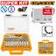 INGCO 43PCS 3/8" SOCKET SET 6-22MM W/72T RATCHET HDL HKTS38436 SUPER KIT