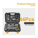 INGCO 44PCS 1/4DR+1/2DR SOCKET SET HKTS42441