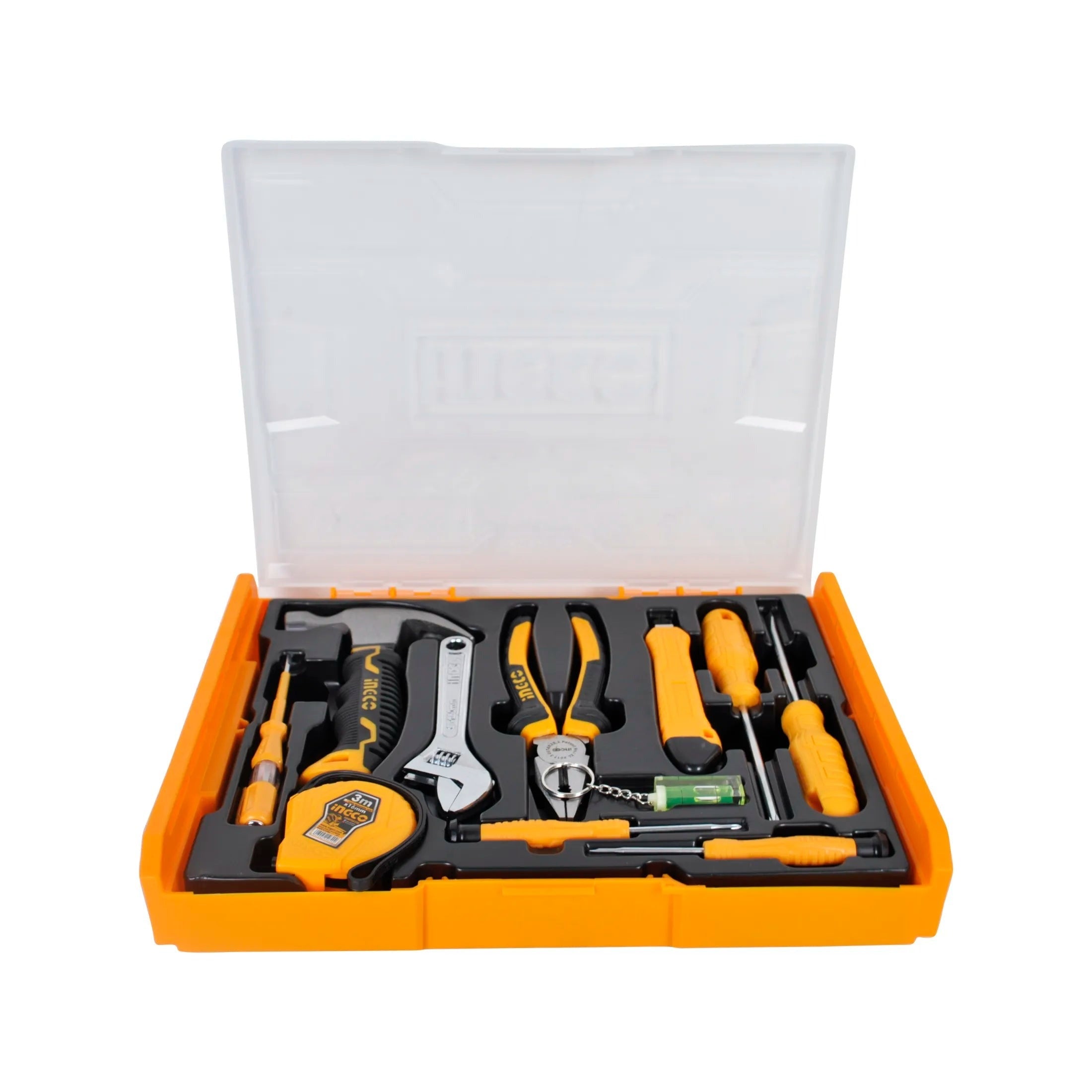 INGCO 11PCS HOUSEHOLD TOOL + PLASTIC BOX HKTV01 SET HKTV01H111 Secondary image