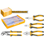 INGCO 4PCS PLIER + PLASTIC BOX HKTV01 SET HKTV01P041