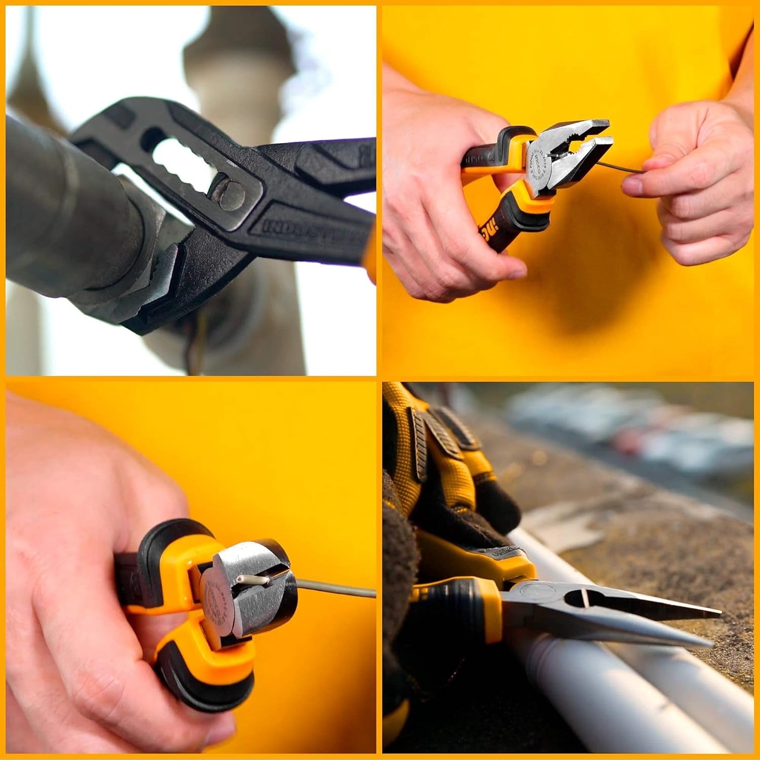 INGCO 4PCS PLIER + PLASTIC BOX HKTV01 SET HKTV01P041 Secondary image