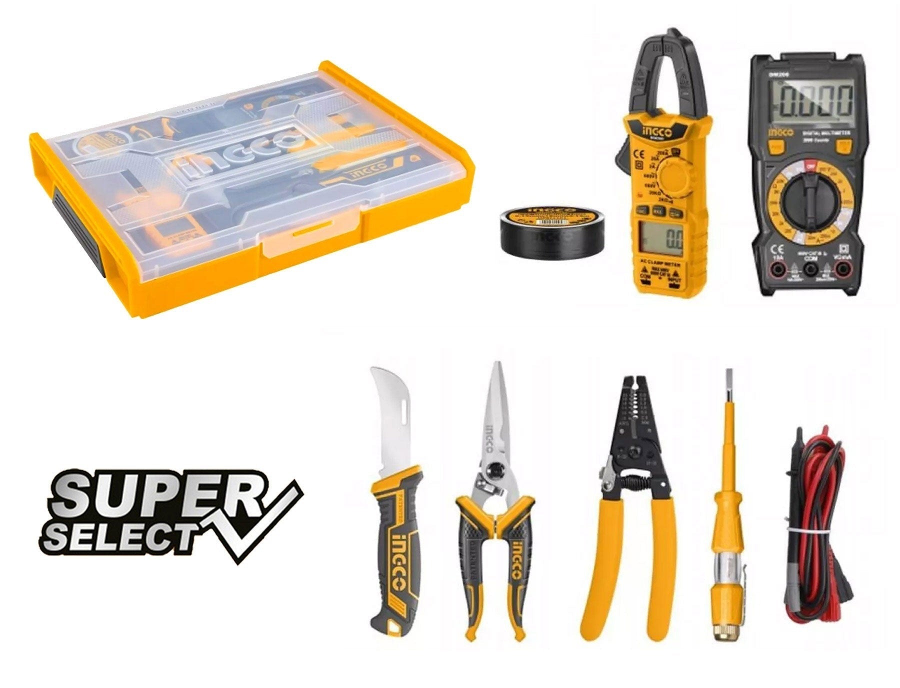INGCO 7PCS TELECOM TOOL WITH PLASTIC BOX HKTV01 SET HKTV01T071 Secondary image